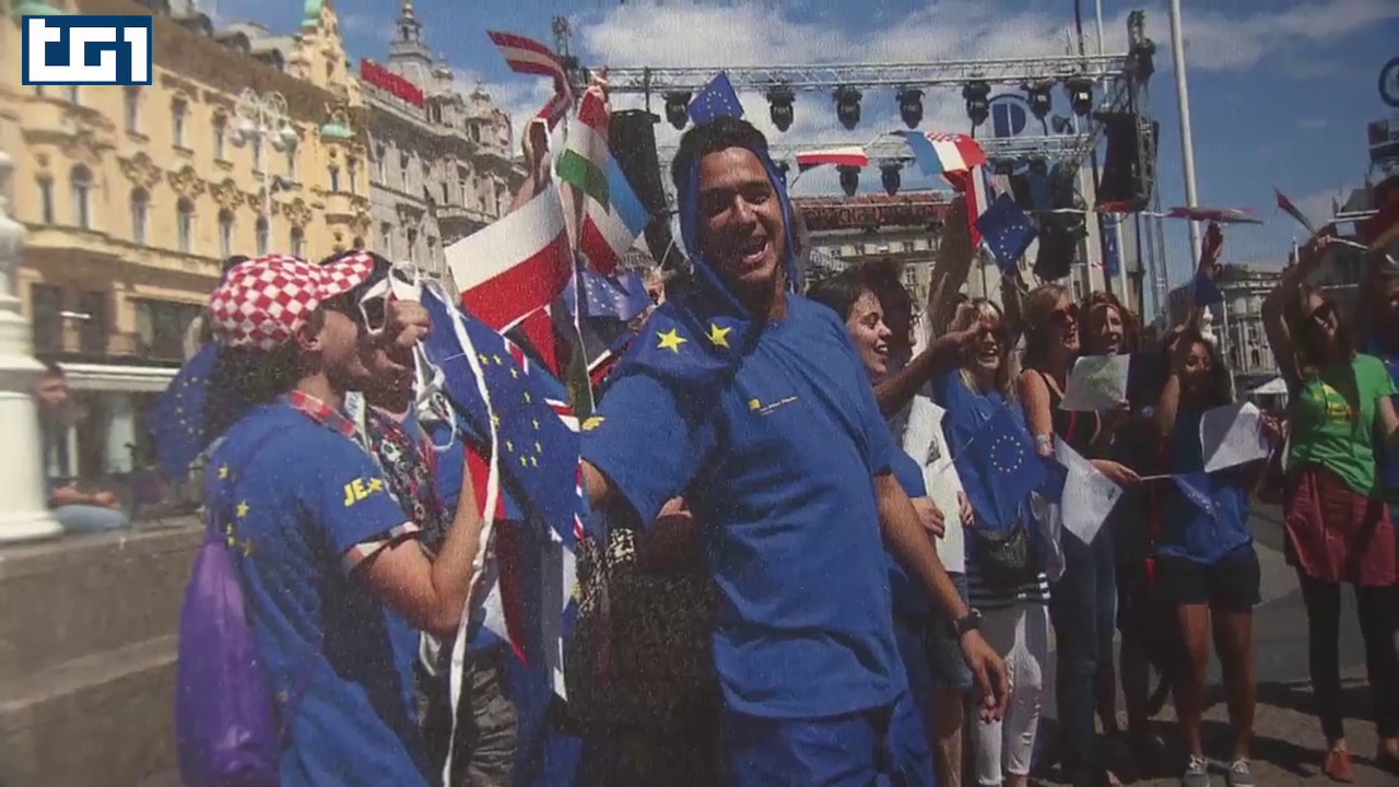 "L'Italia in Europa - L'Europa in Italia", servizio del Tg1