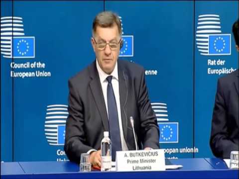 Conferenza stampa di Gozi - Consiglio Affari generali