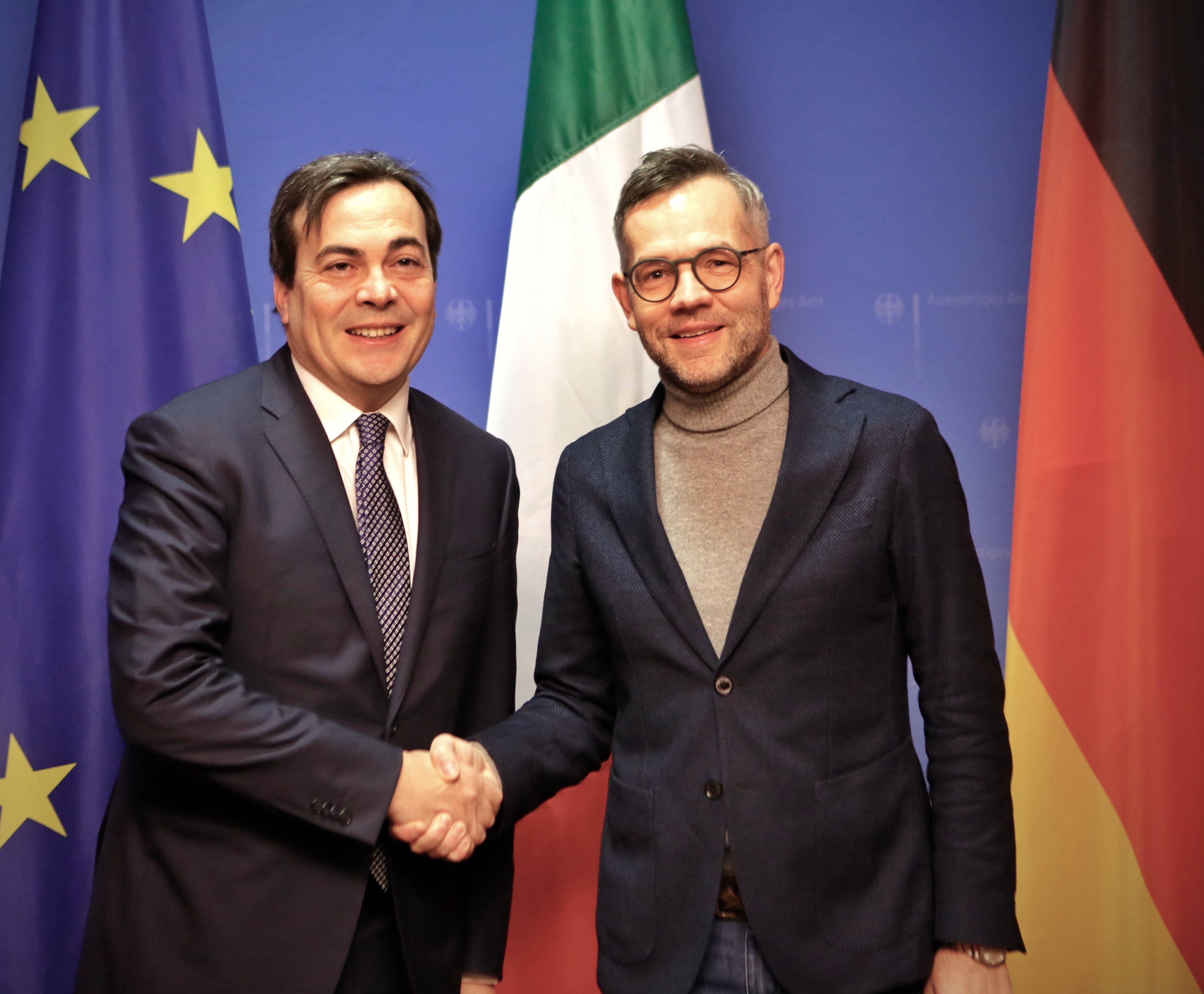 Vincenzo Amendola e Michael Roth